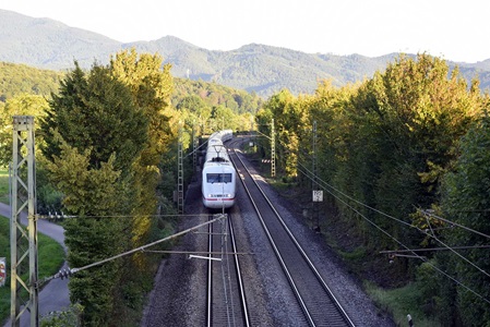 Rheintalbahn nördlich Freiburg